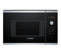 Micro-ondes + grill encastrable - BOSCH - SER4 BEL523MS0 - Inox - 20 l - 800 W - 8 programmes auto - 38,2 x 59,4 x 31, 7 cm
