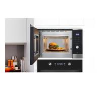 Micro ondes grill encastrable CONTINENTAL EDISON CEMO25GINE Noir Inox L59,5 x H38,8 x P40,1 cm 25L