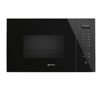 SMEG Micro ondes Grill Encastrable FMI125N, 25 litres, Gril, Niche de 38 cm