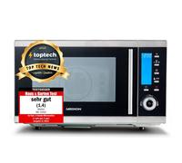 MEDION Micro-ondes Grill -four- 15501 - 25 L - Micro-Ondes 900 W - Grill 1100 W - Chaleur tournante 2500W / Max. 230°C - Argent