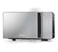 Hisense H20MOMBS4HG, Micro-ondes 20L, Ouverture de Porte à Gauche, Écran LED avec Boutons, 9 Fonctions, 700W, Grill Tubulaire, Couleur Miroir