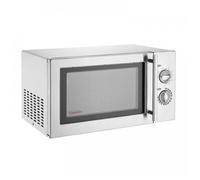 Micro-ondes inox 23 Litres 5 puissances, fonction grill, commandes manuelles, 1400 W, 220 V - MONO
