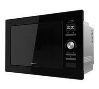 Cecotec Micro-ondes encastrable numérique et tactile GrandHeat 2500 Built-in Touch SteelBlack, 900 W de puissance. 25 L, gril de 1000 W, 8 fonctions préréglées, Minuterie (Noir)
