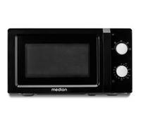 Micro-ondes MEDION Micro-ondes de 20 litres 700 watts petit compact et peu encombrant 5 niveaux de micro-ondes Noir G