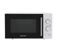 Micro-ondes monofonction BRANDT SM2602W - Blanc - 26 L - 5 niveaux de puissance - Puissance restituée 900 W