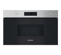 Indesit Micro-ondes encastrable IMK11X Monofonction 22 L Inox plateau 25 cm Décongélation
