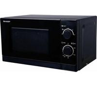 Micro-ondes Noir 20 L 800 W 5 niveaux de puissance Sharp R200BKW