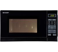 Micro-ondes Noir 20 L 800 W 6 programmes automatiques 5 niveaux Sharp R242BKW