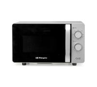 Micro-ondes Orbegozo MIG 2072 CE, 20 litres, 700 W, sans plateau rotatif, convient pour les plats carrés, 5 niveaux de puissance, fonction grill.
