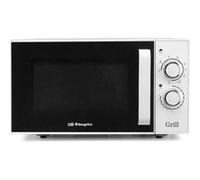Micro-ondes Orbegozo MIG 2531 en acier inoxydable Puissance 900 W - Grill 1000 W - Capacité 25 L Fonction décongélation et 3 fonctions combinées - Cuisson rapide et efficace dans un seul appareil Acie