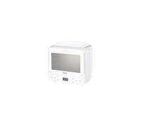 microondes posable. max. blanc. 13 l. electronique. cavité peinte. plateau 28cm