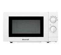 Brandt SM2016W - Micro-Ondes - 6 Niveaux de Cuisson - Maintien au Chaud - 20L - 700W - Blanc