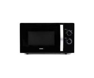 Micro-ondes pose libre DOMO DO23001 30L 900W Plateau 31,5cm Noir brillant