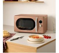 Micro-ondes rétro - CREATE - Capacité 20L - Gril numérique 900W - Style vintage - Plateau 245 mm