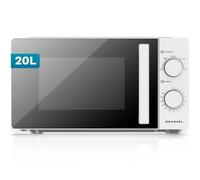 Micro-ondes sans gril, 20-25 litres, 700-850 W, simple, minuterie 30 min, 5 niveaux de puissance et fonction décongélation, facile à utiliser (700 W, 20 litres)