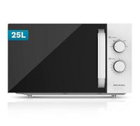 Micro-ondes sans gril, 25 litres, puissance 850 W, simple, minuterie 30 min, 5 modes et fonction décongélation, facile à utiliser