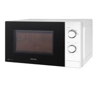 Sencor Four à Micro-ondes Compact, EasyClean, 20L - Rapide 700W, 5 Niveau de Puissance, Plateau tournant 25.5cm, Minuterie jusqu’à 35min, Fonction Décongélation hygiénique - Blanc