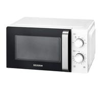 Micro-ondes SEVERIN 17L 700W blanc/noir 44x32x24 cm - 7885