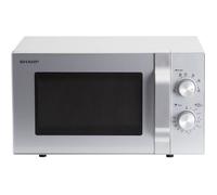Sharp R-204S - Four micro-ondes monofonction - 20 litres - 800 Watt - argent Argent