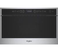 Micro-ondes WHIRLPOOL, encastrable, 750/700 W, volume 22 l, grill, noir + inox