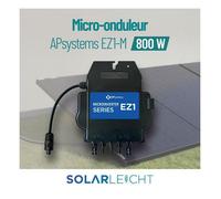 Micro-onduleur - APsystems EZ1-M - 800 W - Double MPPT - Wi-Fi & Bluetooth