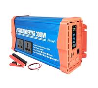 Micro-onduleur, Onduleur à onde sinusoïdale pure 3000 W USB standard Type-C prise à quatre ports convertisseur DC 12 V 24 V vers AC