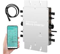 Micro-onduleur Solaire MPPT, Onduleur À Onde Sinusoïdale Pure Étanche IP65 DC vers AC PV, 110 V/220 V for Centrales Électriques Résidentielles Et Commerciales(800W)