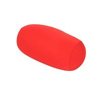 Micro Oreiller Coussin De Dos Mini Oreiller Cylindrique Coussin De Dos En Microbilles Rouleau Coussin Voyage Accueil Sommeil Soutien du Cou Confortable Coussin de soutien pour cou mini(Rouge)