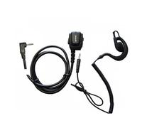 Micro-oreillette ergonomique Motorola 1 pin avec crochet Kit mains-libres pour talkies-walkies