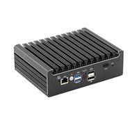 Micro pare-feu N6005 Mini PC I226 2,5 G LAN prend en charge 2 x DDR4 M.2 Nvme, Type-C, USB 3.2, emplacement pour carte SIM, double écran HDMI 4K @ 60 Hz, serveur domestique/pare-feu réseau, 4 Go de