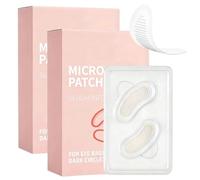 Micro-patchs pour les yeux, patchs pour les yeux gonflés et les cernes, patcs pour le front et les rides du sourire, masques hydratants anti-rides pour le front pour femmes (6 Stück)
