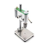 Micro perceuse d'établi, mini perceuse avec adaptateur d'alimentation à vitesse réglable, mandrin à trois mâchoires de 0,3 à 4 mm Applications polyvalentes