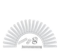 Micro petit ressort de Compression en acier inoxydable, diamètre du fil 0.2mm, extérieur 2mm/2.5mm/3mm/4mm, longueur 5-50mm, 10 pièces Pour Craft Réparation(25mm,2mm)