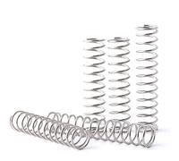 Micro petit ressort de Compression en acier inoxydable, diamètre du fil 0.2mm, OD 2mm/2.5mm/3mm/4mm, longueur 5-50mm, 10 pièces(40mm,2.5mm)