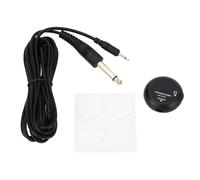 Micro Piezo Auto - adhésif Mini, Microphone Contact, Volume Réglable, pour Guitare Acoustique, Ukulélé, Violon - Son Professionnel, Installation Facile, Sans Batterie