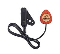 Micro piézo en bois pour violon, violon, banjo, ukulélé, mandoline, guitare, kit d'accessoires pour guitare électrique, sans