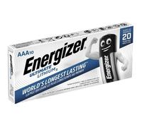 Energizer Piles Lithium Ultimate AAA L92 1,5V 1260 mAh FR03 Pack de 10