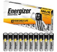 Energizer Industrial Batterie LR03 1.5V AAA [ Paquet de 10]