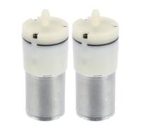 Micro-Pompe à Air pour Aquarium Silencieuse 2pcs en Plastique Argenté