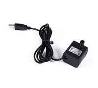 Micro pompe à eau submersible Mini pompe de surpression avec USB, pompe de fontaine à eau à moteur sans balais CC pour aquarium, piscine, étang, aquarium, 150L / H