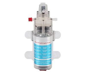 Micro pompe à membrane DC de qualité alimentaire 12 V 15 W - Unité auto-amorçante et auto-décharge pour eau potable, éthanol et médicaments liquides - Dispositif de fonctionnement