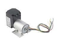 Micro pompe à vide 12 V avec membrane silencieuse sans balais | Pompe à vide à membrane compacte avec moteur sans balais pour le retrait des échantillons dans l'analyse du gaz et le