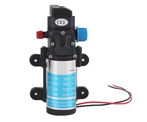 Micro pompe électrique à membrane auto-amorçante 12 V 60 W avec pressostat, construction en plastique technique pour la pulvérisation de pesticides, le pompage d'eau, le