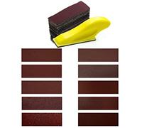 Micro ponceuse pour petits projets, ponceuse à doigt pour travaux manuels avec 100 pièces de papier abrasif assortis de 60, 120, 240, 400, 600, 800, 1000, 1200, 1500, 2000 grains pour bricolage, travaux manuels, polissage, ponçage