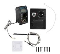 Micro pour guitare 5 bandes avec égaliseur LCD, système d’égalisation pour guitare acoustique sans fil et réglable, micro amplificateur de son clair pour les performances en direct