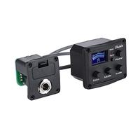 Micro pour ukulélé, micro piézoélectrique Ukelele, préampli 3 bandes EQ système d'accordeur avec écran LCD