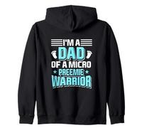 Micro Preemie Dad Prematuré Baby NICU Soins néonataux Sweat à Capuche