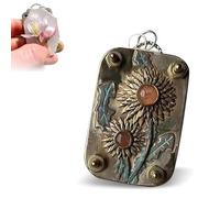 Micro Presse-Fleurs, Mini-kit De Presse-Fleurs, Presse-Fleurs en Métal for Loisirs Créatifs, Kits De Conservation De Plantes Pressées À Faire Soi-même(Colour-E)