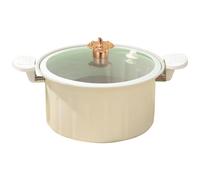 Micro Pressure Cuideur 10L 11 Émail Petit autocuiseur sous Pression avec Couvercle, poignée et soupape de sécurité Décompression Rapide Ragasine antiadhésive pour Toutes Sortes de cuisinières, Micro