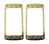 Micro professionnel pour guitare électrique avec plan en métal élaboré, technologie à double tour, suppression du bruit, divisions de guitare incisées élégantes